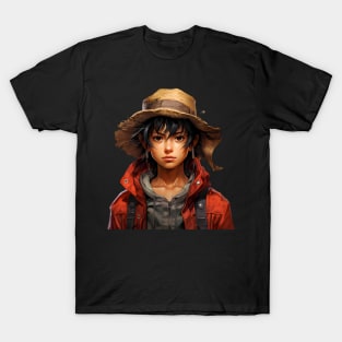 Reimagined Monkey D. Luffy from One Piece T-Shirt